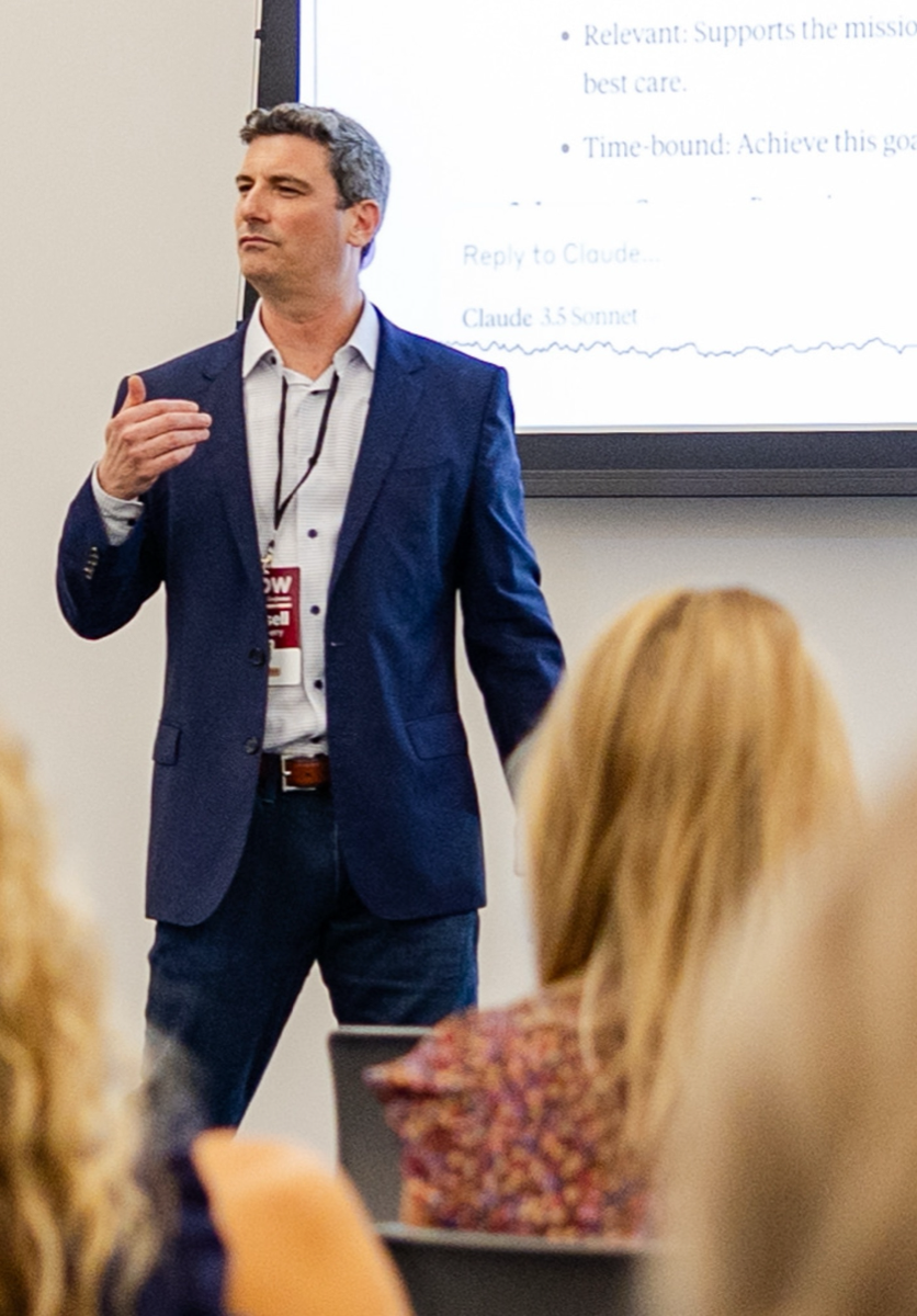 Russ Henneberry leading a workshop